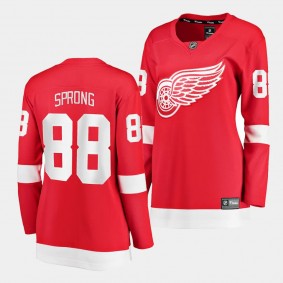 Daniel Sprong Detroit Red Wings Home Women Breakaway Player 88 Jersey
