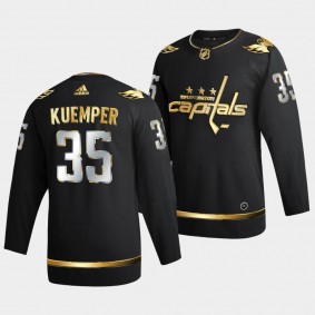 Washington Capitals Darcy Kuemper Golden Edition #35 Black Jersey Authentic