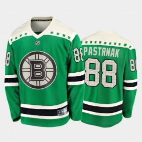Fanatics David Pastrnak #88 Bruins 2020 St. Patrick's Day Replica Player Jersey Green