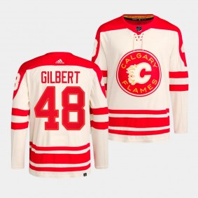 Dennis Gilbert Calgary Flames 2023 NHL Heritage Classic Cream #48 Primegreen Authentic Player Jersey Men's