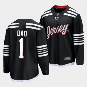 Greatest Dad New Jersey Devils Black Jersey 2022 Fathers Day Gift