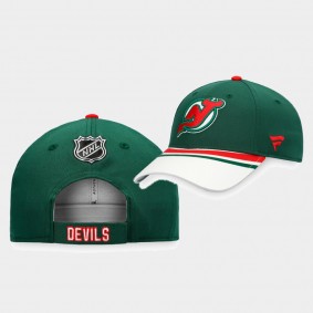 New Jersey Devils 2021 Special Edition Green Adjustable Hat