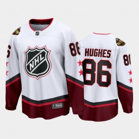 New Jersey Devils Jack Hughes #86 2022 All-Star Jersey White Eastern Conference