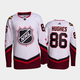 Jack Hughes New Jersey Devils 2022 NHL All-Star Jersey White #86 Authentic Primegreen Uniform