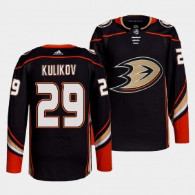 Dmitry Kulikov #29 Anaheim Ducks Authentic Primegreen Black Jersey Breakaway Player