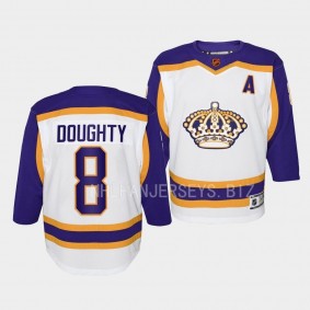 Los Angeles Kings Drew Doughty 2022 Special Edition 2.0 White #8 Youth Jersey Retro