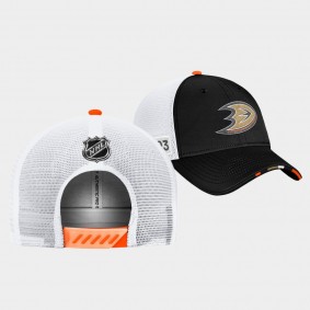 Anaheim Ducks 2022 NHL Draft On Stage Authentic Pro Adjustable Hat Black