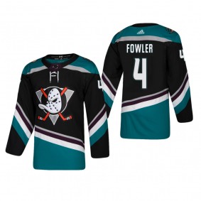Men's Anaheim Ducks Cam Fowler #4 Alternate 25th Anniversary Jersey Cheap - Black