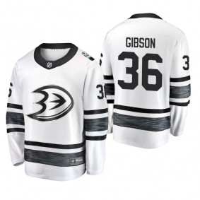 Anaheim Ducks John Gibson #36 2019 NHL All-Star Replica Player White Jersey