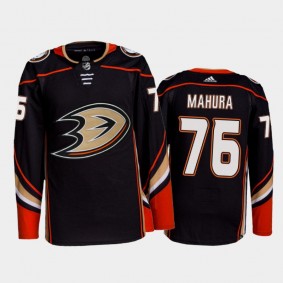 2021-22 Ducks Josh Mahura Home Black Jersey