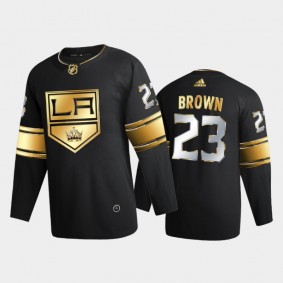 Los Angeles Kings Dustin Brown #23 2020-21 2021 Golden Edition Black Limited Authentic Jersey