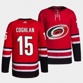 Carolina Hurricanes Primegreen Authentic Dylan Coghlan #15 Red Jersey Home
