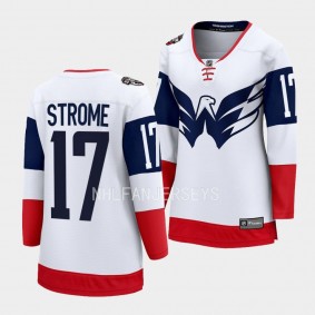 Dylan Strome Washington Capitals 2023 NHL Stadium Series Women Breakaway Player 17 Jersey
