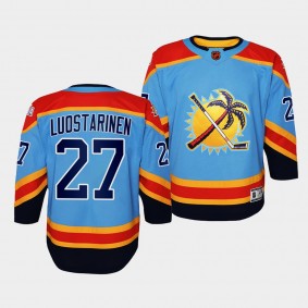 Florida Panthers Eetu Luostarinen 2022 Special Edition 2.0 Blue #27 Youth Jersey Retro