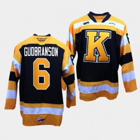 Erik Gudbranson Kingston Frontenacs #6 Black OHL Hockey Jersey Adult