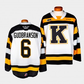 Erik Gudbranson Kingston Frontenacs #6 White OHL Hockey Jersey Adult