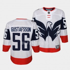 Washington Capitals #56 Erik Gustafsson 2023 NHL Stadium Series Player White Youth Jersey