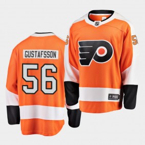 Erik Gustafsson Philadelphia Flyers 2020-21 Home Men Orange Breakaway Player Jersey