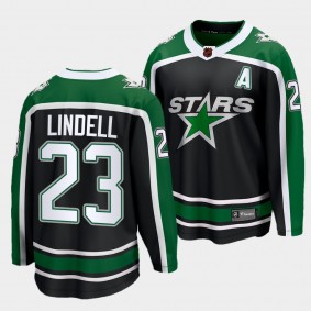 Dallas Stars Esa Lindell Special Edition 2.0 2022 Black Jersey