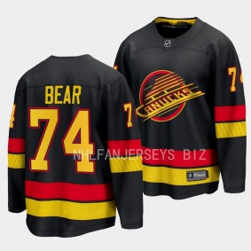 Ethan Bear Vancouver Canucks 2023-24 Alternate Black #74 Breakaway Player Jersey Men's