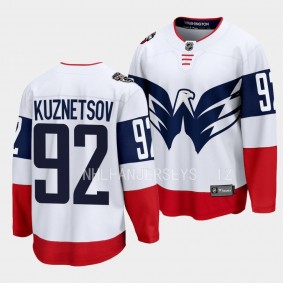 Washington Capitals Evgeny Kuznetsov 2023 NHL Stadium Series White Breakaway Player Jersey Men's