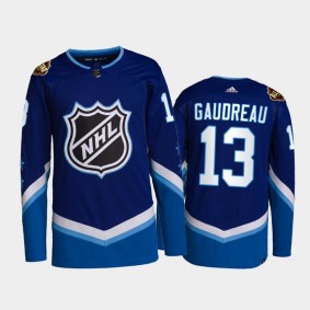 Calgary Flames Johnny Gaudreau 2022 NHL All-Star Jersey Blue Authentic Primegreen Uniform