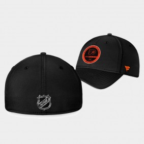 Philadelphia Flyers 2022 Training Camp Black Authentic Pro Flex Hat
