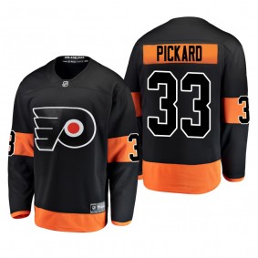 Men's Philadelphia Flyers Calvin Pickard #33 2019 Alternate Reasonable Breakaway Jersey - Black