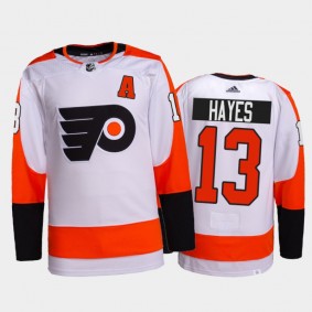 2022 Philadelphia Flyers Kevin Hayes Authentic Pro Jersey White Away Uniform