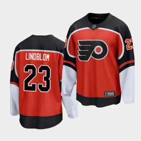 Oskar Lindblom Philadelphia Flyers Special Edition Orange Men's Jersey