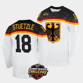 Tim Stuetzle 2022 NHL Global Series Germany #18 White Home Jersey Men