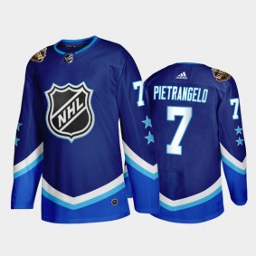 Vegas Golden Knights Alex Pietrangelo #7 2022 NHL All-Star Jersey Blue Western
