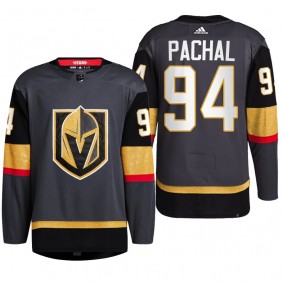 Vegas Golden Knights Brayden Pachal Alternate Jersey Black Authentic Primegreen Uniform