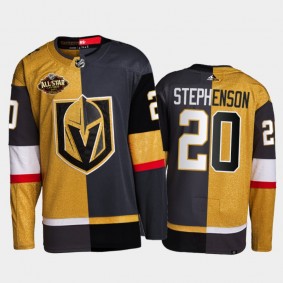 Vegas Golden Knights Chandler Stephenson 2022 All-Star Jersey Gold Black Split Edition Uniform