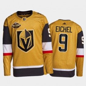 Jack Eichel 2022 All-Star Jersey Vegas Golden Knights Gold Primegreen Authentic Uniform