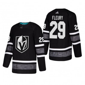 Vegas Golden Knights Marc-Andre Fleury #29 2019 NHL All-Star Authentic Parley Black Jersey Mens