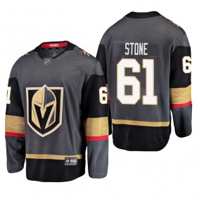 Men's Vegas Golden Knights Mark Stone #61 Home Gray Breakaway Player Cheap Jersey