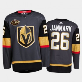 Vegas Golden Knights Mattias Janmark 2022 All-Star Jersey Black Alternate Primegreen Uniform