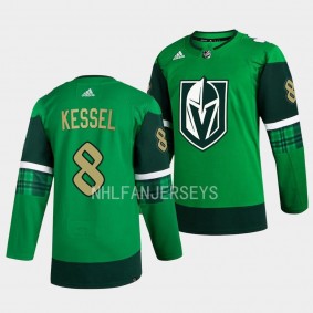 2023 St. Patricks Day Phil Kessel Vegas Golden Knights #8 Green Primegreen Authentic Jersey
