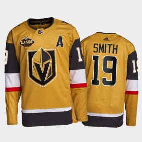 Vegas Golden Knights Reilly Smith 2022 All-Star Jersey Gold Authentic Primegreen Uniform