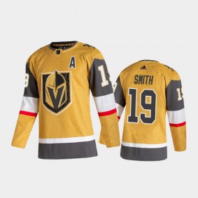 Vegas Golden Knights Reilly Smith #19 Alternate Gold 2020-21 Authentic Player Jersey