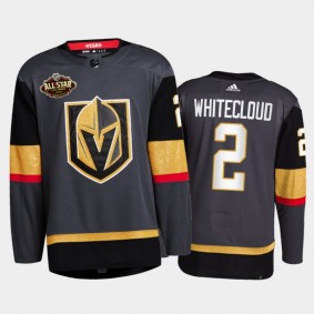 Vegas Golden Knights Zach Whitecloud 2022 All-Star Jersey Black Alternate Primegreen Uniform