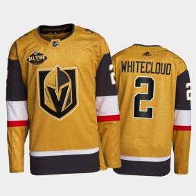 Vegas Golden Knights Zach Whitecloud 2022 All-Star Jersey Gold Authentic Primegreen Uniform
