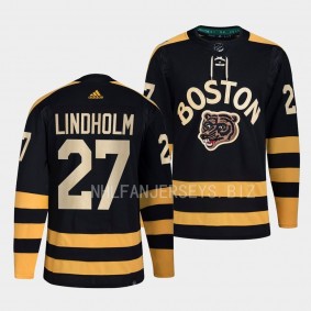 2023 Winter Classic Boston Bruins Hampus Lindholm #27 Black Primegreen Jersey