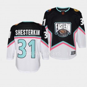 New York Rangers #31 Igor Shesterkin 2023 NHL All-Star Eastern Conference Premier Black Youth Jersey