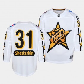 Igor Shesterkin New York Rangers Youth Jersey 2024 NHL All-Star Game White Premier Jersey