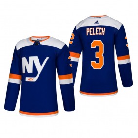 Men's New York Islanders Adam Pelech #3 2018-19 Alternate Reasonable Authentic Jersey - Blue
