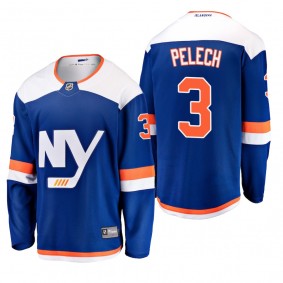 Men's New York Islanders Adam Pelech #3 2018-19 Alternate Reasonable Breakaway Jersey - Blue