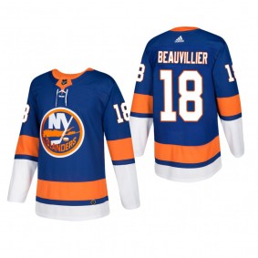 Men's New York Islanders Anthony Beauvillier #18 Home Blue Authentic Player Cheap Jersey