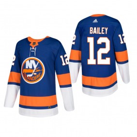 Men's New York Islanders Josh Bailey #12 Home Blue Authentic Player Cheap Jersey